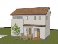 中央市に建つ、かわいいお家