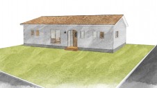 南アルプス市に建つ、こだわりの詰まった家事楽フラットハウス