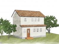 北杜市に建つ、おしゃれな洋風のお家